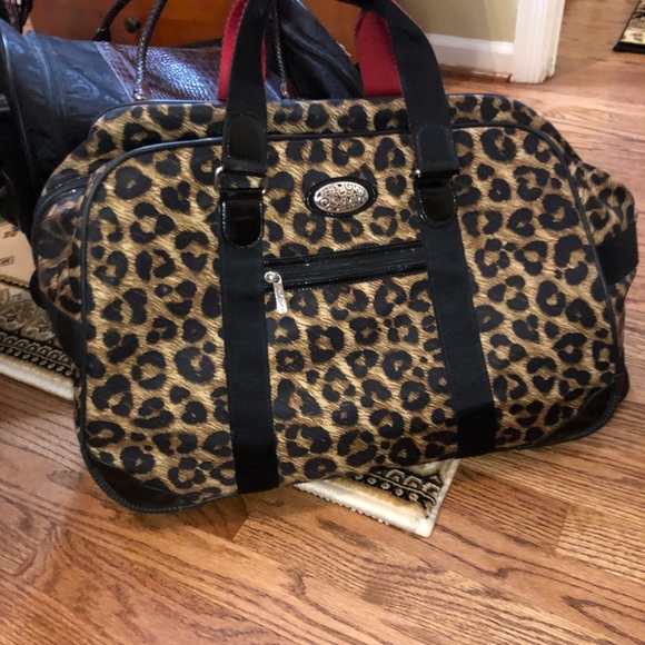 brighton leopard tote